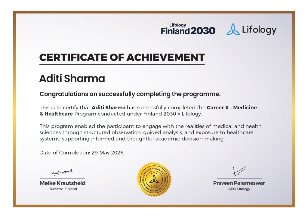 Capstone and programme certificate